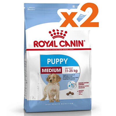 Royal Canin Medium Puppy Orta Irk Yavru Köpek Maması 4 Kg x 2 Adet + Temizlik Mendili - 1