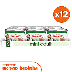 Royal Canin Mini Adult Küçük Irk Köpek Konservesi 195 Gr x 12 Adet - Royal Canin