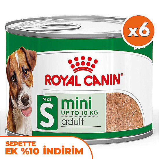 Royal Canin Mini Adult Küçük Irk Köpek Konservesi 195 Gr x 6 Adet - 1