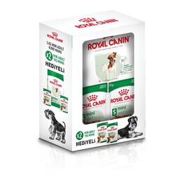 Royal Canin - Royal Canin BOX Mini Adult Küçük Irk Köpek Maması 2 Kg + 2 Adet Royal Canin Yaş Mama
