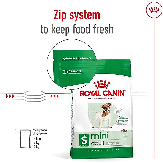Royal Canin Mini Adult Küçük Irk Köpek Maması 4 Kg + Temizlik Mendili - 5