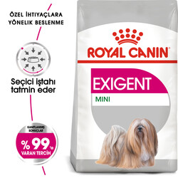 Royal Canin - Royal Canin Mini Exigent Küçük Irk Köpek Maması 3 Kg + 2 Adet Temizlik Mendili