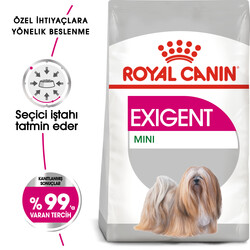 Royal Canin Mini Exigent Küçük Irk Köpek Maması 3 Kg + Bez Çanta - Thumbnail