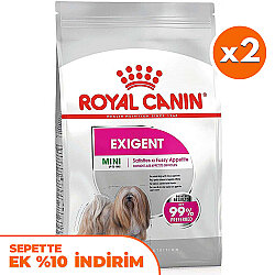 Royal Canin Mini Exigent Küçük Irk Köpek Maması 3 Kg x 2 Adet + Temizlik Mendili - Royal Canin