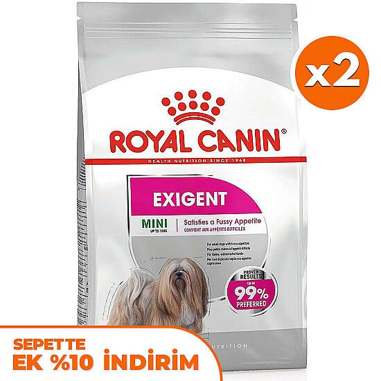 Royal Canin Mini Exigent Küçük Irk Köpek Maması 3 Kg x 2 Adet + Temizlik Mendili - 1
