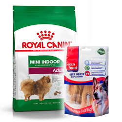 Royal Canin - Royal Canin Mini Indoor Adult Yetişkin Köpek Maması 1,5 Kg + Esca Food Köpek Ödülü