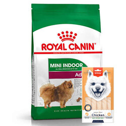 Royal Canin - Royal Canin Mini Indoor Adult Yetişkin Köpek Maması 1,5 Kg + Wanpy Creamy Treat 5x14 Gr