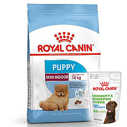 Royal Canin Mini Indoor Puppy Yavru Köpek Maması 1,5 Kg + Royal Canin Yavru Köpek Ödülü - Royal Canin