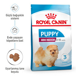 Royal Canin - Royal Canin Mini Indoor Puppy Yavru Köpek Maması 1,5 Kg + Temizlik Mendili