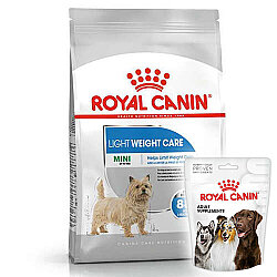 Royal Canin Mini Light Küçük Irk Diyet Köpek Maması 3 Kg + Royal Canin Köpek Ödülü - 1