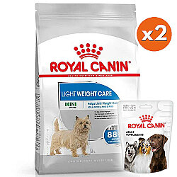 Royal Canin Mini Light Küçük Irk Diyet Köpek Maması 3 Kg x 2 Adet + 2 Adet Royal Canin Köpek Ödülü - Royal Canin
