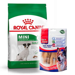 Royal Canin - Royal Canin Mini Adult +8 Küçük Irk Yaşlı Köpek Maması 2 Kg + Esca Food Köpek Ödülü