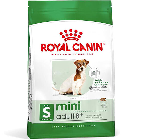 Royal Canin Mini Adult +8 Küçük Irk Yaşlı Köpek Maması 2 Kg + Temizlik Mendili - 1
