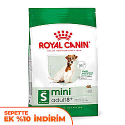 Royal Canin Mini Adult +8 Küçük Irk Yaşlı Köpek Maması 2 Kg + Temizlik Mendili - Royal Canin