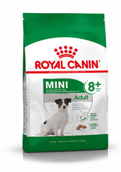 Royal Canin - Royal Canin Mini Adult +8 Küçük Irk Yaşlı Köpek Maması 2 Kg + Temizlik Mendili (1)