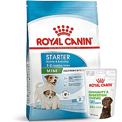 Royal Canin Mini Starter Küçük Irk Anne ve Yavru Köpek Maması 1 Kg + Royal Canin Yavru Köpek Ödülü - 1