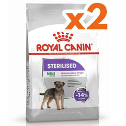 Royal Canin - Royal Canin Mini Sterilised Küçük Irk Kısırlaştırılmış Köpek Maması 3 Kg x 2 Adet + Temizlik Mendili