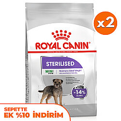 Royal Canin Mini Sterilised Küçük Irk Kısırlaştırılmış Köpek Maması 3 Kg x 2 Adet + Temizlik Mendili - Royal Canin