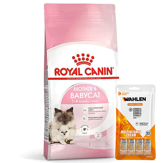 Royal Canin Mother & Babycat Yavru Kedi Maması 2 Kg + 1 Paket Wahlen Multivitamin 4x15 Gr - 1