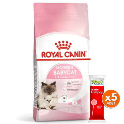 Royal Canin Mother & Babycat Yavru Kedi Maması 4 Kg + 5 Adet Wooc Lolipop Ödül - Royal Canin