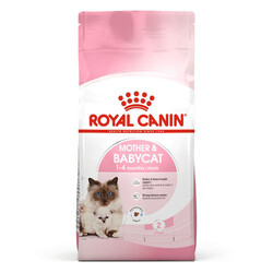 Royal Canin Mother & Babycat Yavru Kedi Maması 4 Kg x 2 Adet + 2 Adet Crocus Cream Ödül 4x15 Gr - Thumbnail