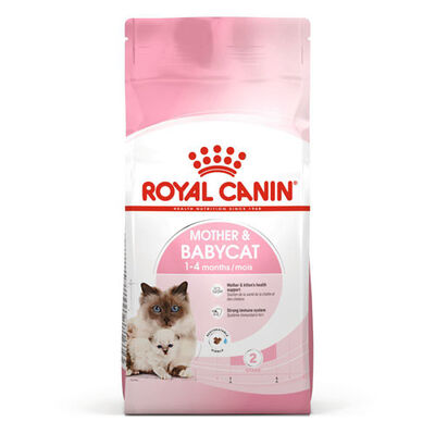 Royal Canin Mother & Babycat Yavru Kedi Maması 4 Kg x 2 Adet + 2 Adet Crocus Cream Ödül 4x15 Gr