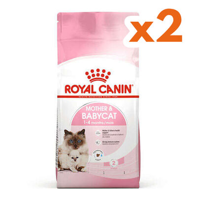 Royal Canin Mother & Babycat Yavru Kedi Maması 4 Kg x 2 Adet + 2 Adet Crocus Cream Ödül 4x15 Gr