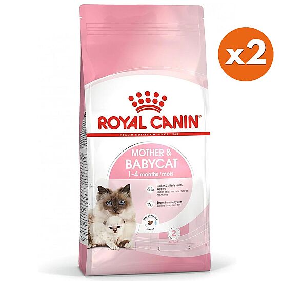 Royal Canin Mother & Babycat Yavru Kedi Maması 4 Kg x 2 Adet + Temizlik Mendili - 1