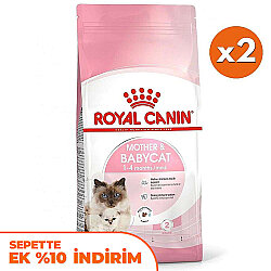 Royal Canin Mother & Babycat Yavru Kedi Maması 4 Kg x 2 Adet + Temizlik Mendili - Royal Canin