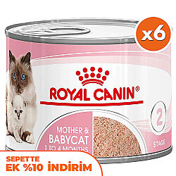 Royal Canin Mother Babycat Instinctive Anne ve Yavru Yaş Kedi Maması 195 Gr x 6 Adet - Royal Canin