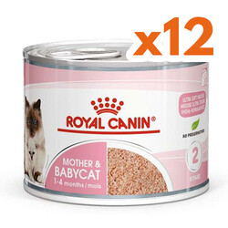 Royal Canin - Royal Canin Mother & Babycat Instinctive Anne ve Yavru Yaş Kedi Maması 195 Gr x 12 Adet