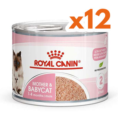 Royal Canin Mother & Babycat Instinctive Anne ve Yavru Yaş Kedi Maması 195 Gr x 12 Adet