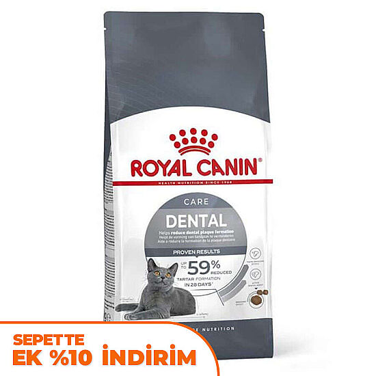 Royal Canin Dental Care Diş Sağlığı Kedi Maması 1,5 Kg + Temizlik Mendili - 1