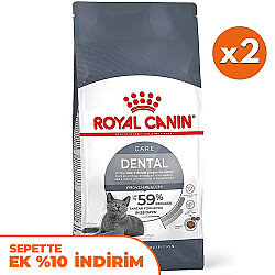 Royal Canin Dental Care Diş Sağlığı Kedi Maması 1,5 Kg x 2 Adet + Temizlik Mendili - Royal Canin