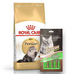 Royal Canin - Royal Canin Persian İran Kedisi Irk Maması 4 Kg + Crocus Cream Ödül 4x15 Gr