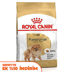 Royal Canin Pomeranian Yetişkin Köpek Irk Maması 1,5 Kg + Temizlik Mendili - Royal Canin