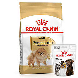 Royal Canin Pomeranian Yetişkin Köpek Irk Maması 3 Kg + Royal Canin Köpek Ödülü - Royal Canin
