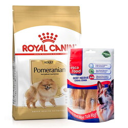 Royal Canin - Royal Canin Pomeranian Yetişkin Köpek Irk Maması 3 Kg + Esca Food Köpek Ödülü