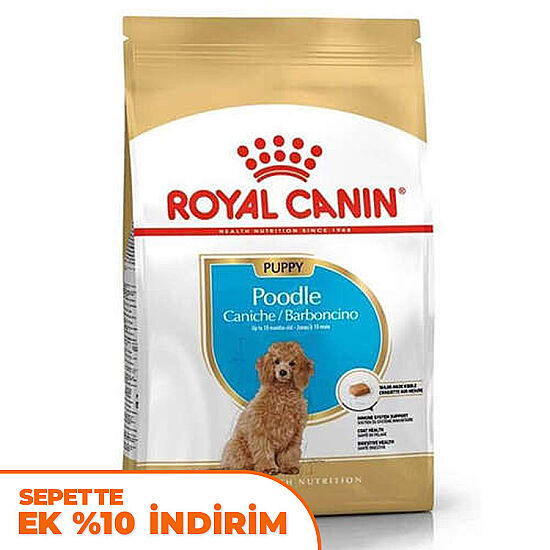 Royal Canin Poodle Puppy Yavru Köpek Irk Maması 3 Kg + Temizlik Mendili - 1