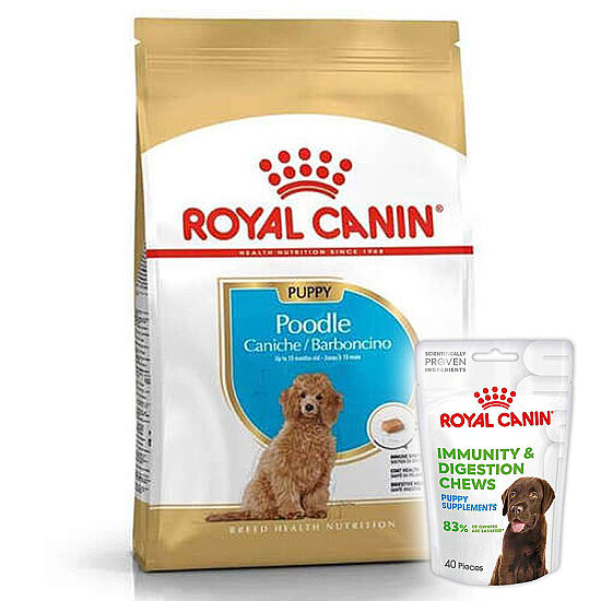 Royal Canin Poodle Puppy Yavru Köpek Irk Maması 3 Kg + Royal Canin Yavru Köpek Ödülü - 1