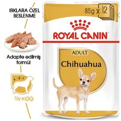 Royal Canin Pouch Chihuahua Irkı Özel Yaş Köpek Maması 85 Gr - BOX - 12 Al 10 Öde - Thumbnail