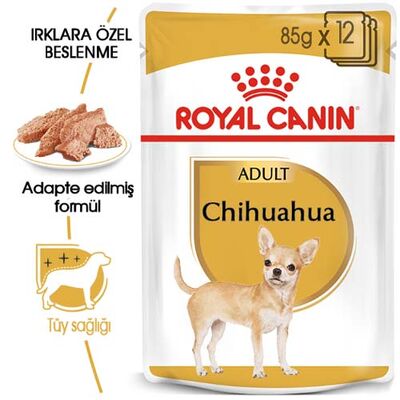 Royal Canin Pouch Chihuahua Irkı Özel Yaş Köpek Maması 85 Gr - BOX - x 12 Adet
