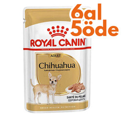 Royal Canin - Royal Canin Pouch Chihuahua Irkı Özel Yaş Köpek Maması 85 Gr - 6 Al 5 Öde