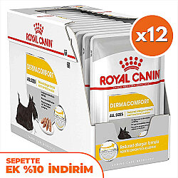 Royal Canin Pouch Dermacomfort Deri Tüy Sağlığı Köpek Yaş Maması 85 Gr - BOX - x 12 Adet - Royal Canin
