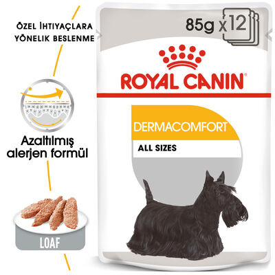 Royal Canin Pouch Dermacomfort Deri Tüy Sağlığı Köpek Yaş Maması 85 Gr - BOX - 12 Al 10 Öde