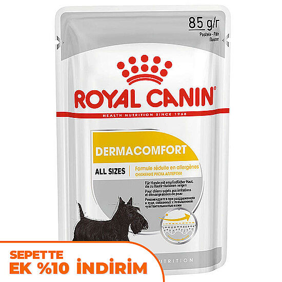 Royal Canin Pouch Dermacomfort Deri Tüy Sağlığı Köpek Yaş Maması 85 Gr - 1