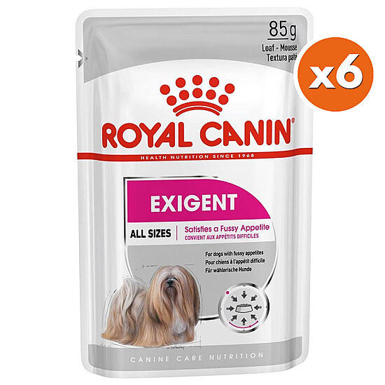 Royal Canin Pouch Exigent Seçici İştahlı Tüm Irklar İçin Köpek Yaş Maması 85 Gr x 6 Adet - 1