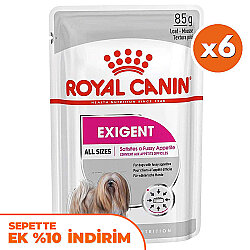 Royal Canin Pouch Exigent Seçici İştahlı Tüm Irklar İçin Köpek Yaş Maması 85 Gr x 6 Adet - Royal Canin