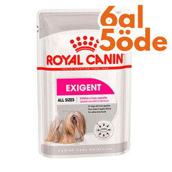 Royal Canin - Royal Canin Pouch Exigent Adult Tüm Irklar İçin Köpek Yaş Maması 85 Gr - 6 Al 5 Öde