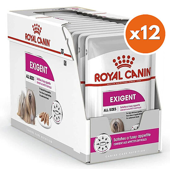 Royal Canin Pouch Exigent Seçici İştahlı Tüm Irklar İçin Köpek Yaş Maması 85 Gr - BOX - x 12 Adet - 1